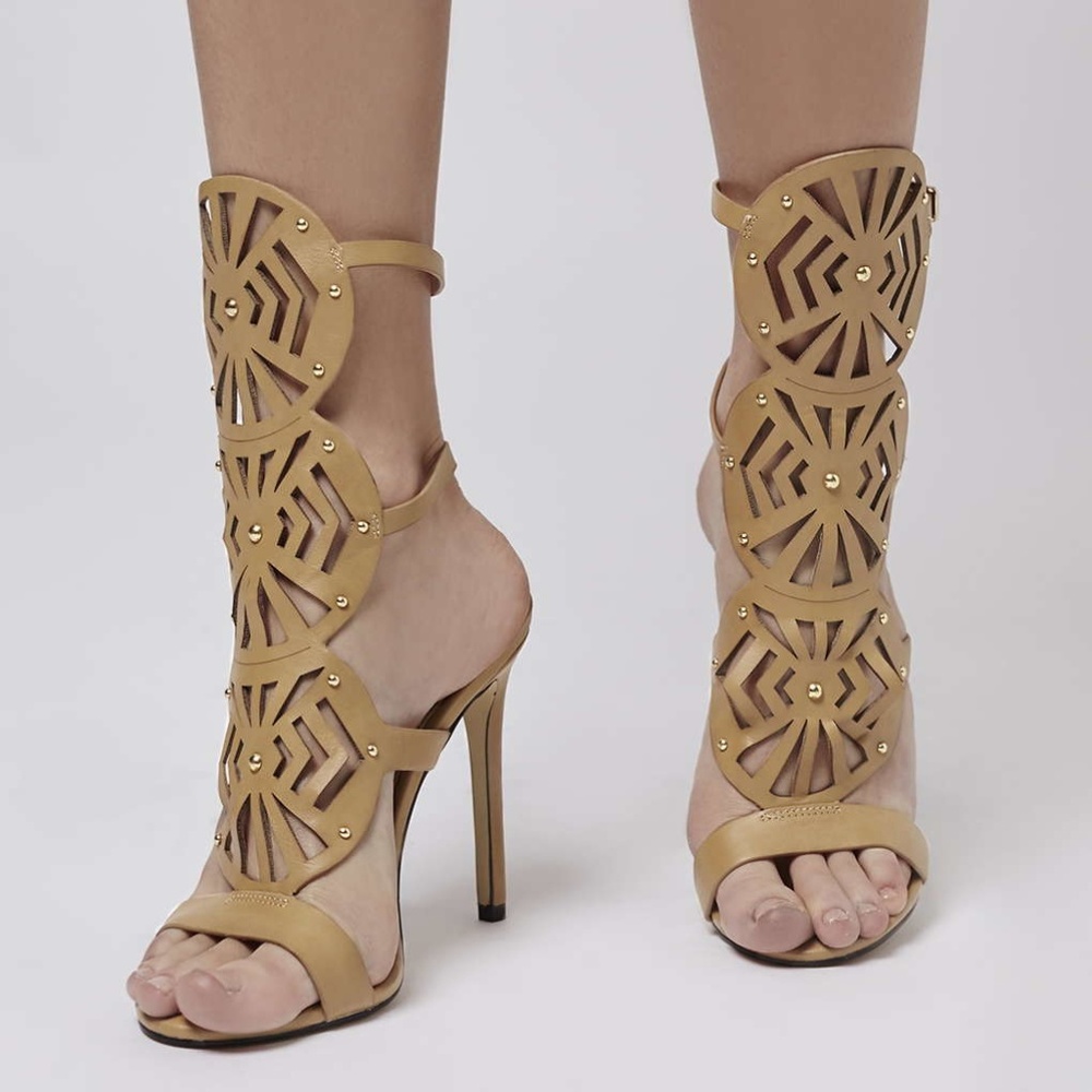 Top Shop Laser cut sandals High heel